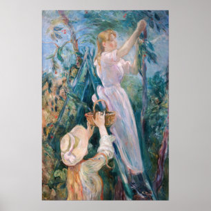 Affiche Berthe Morisot - La Cueilleuse de Cerises