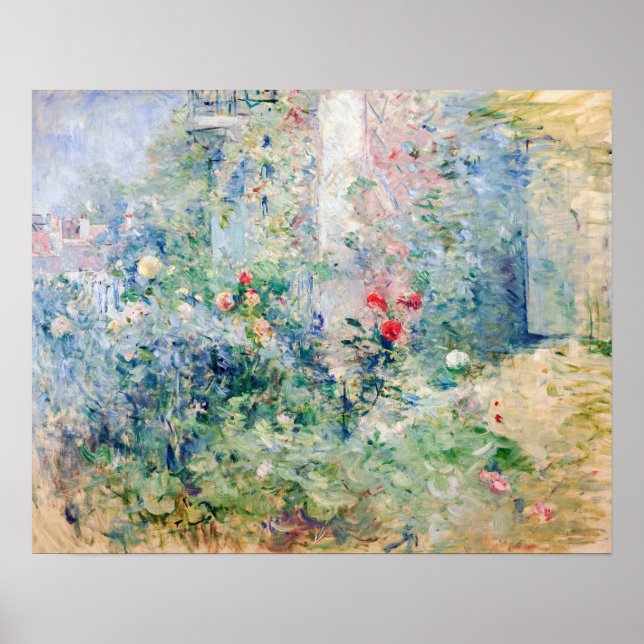 Affiche Berthe Morisot - Le Jardin à Bougival (Devant)