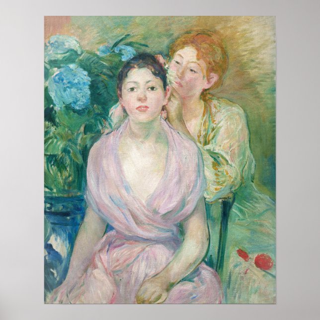 Affiche Berthe Morisot - L'Horstensia / Les Deux Soeurs (Devant)