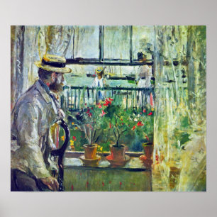 Affiche Berthe Morisot - Manet sur l'île du Wight