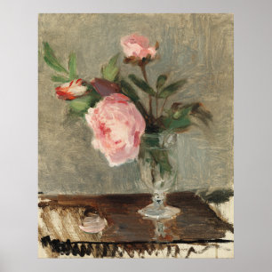 Affiche Berthe Morisot, Peonies esthétiques peinture