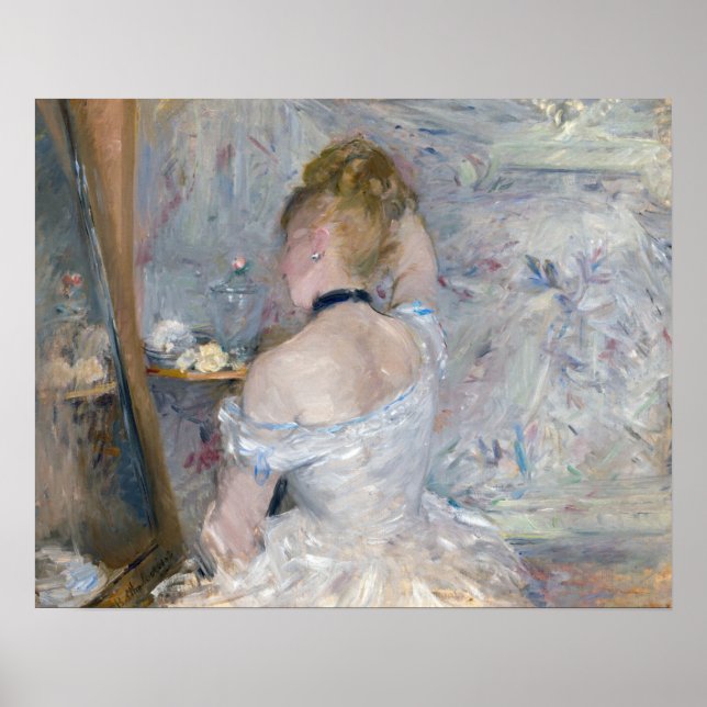 Affiche Berthe Morisot - Woman at Her Toilette (Devant)