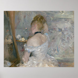 Affiche Berthe Morisot - Woman at Her Toilette