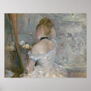 Affiche Berthe Morisot - Woman at Her Toilette