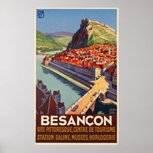 Affiche Besançon France de Vintage voyage