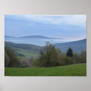 Affiche Beskid Niski Low Beskid Wysowa