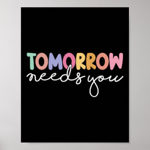 Affiche Besoin de votre Cool Citation santé mentale dire