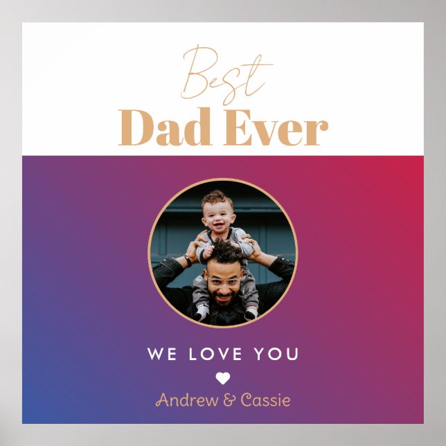 Affiche Best dad ever (Devant)