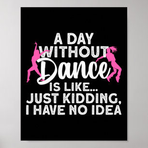 Affiche Best Dance Design Pour Femmes Filles Danseuses D