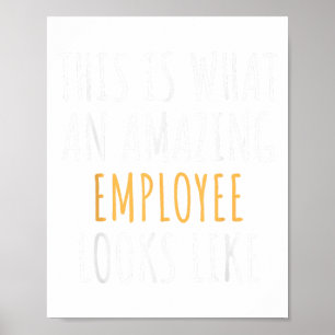 Affiche Best Employee Appreciation Thank You End Of Year C