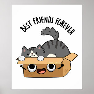 Affiche Best Friends Forever Funny BFF Pun