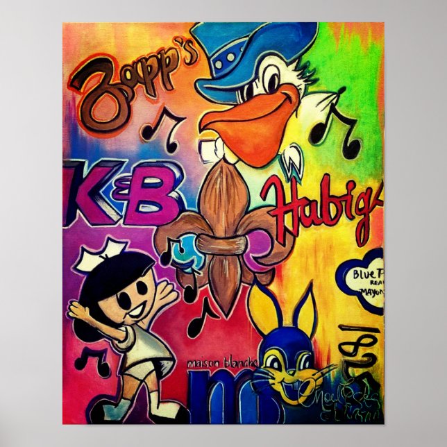 Affiche Best of Nola Print par Noel Estes 72marketing Art (Devant)