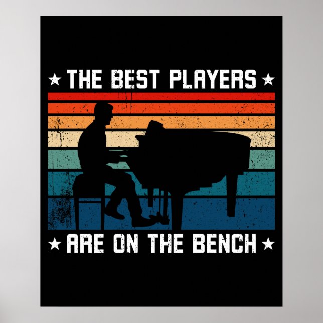 Affiche Best Players are on the Bench (Devant)