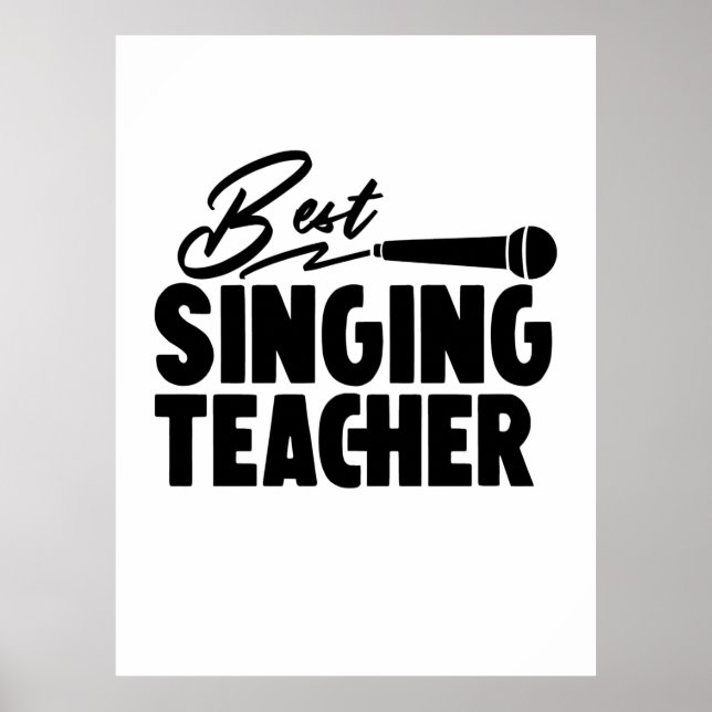 Affiche Best Singing Teacher (Devant)