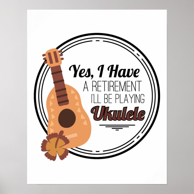 Affiche Best Ukulele Musician Gift (Devant)