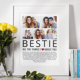 Affiche Bestie Photo Collage Ce que nous aimons à propos d