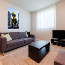 Bête alien cyberpunk jaune | Art AI