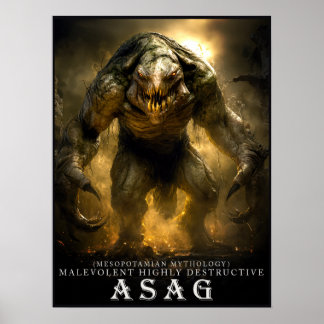 Affiche Bête antique & Créatures : Asag