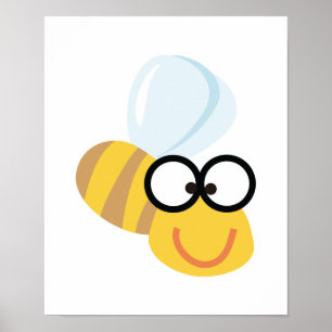 Affiche bête bénigne abeille