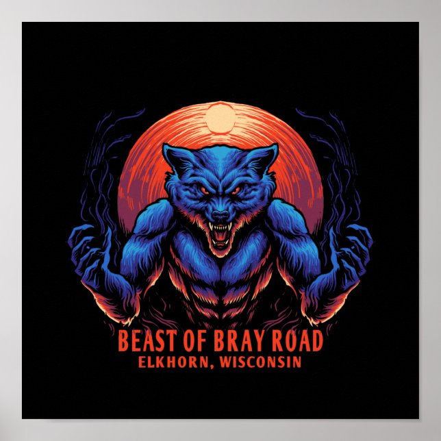 Affiche Bête de Bray Road Cryptid Créature (Devant)