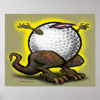 Affiche Bête de golf