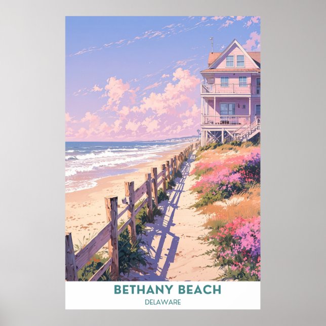 Affiche Bethany Beach, Delaware Seashore (Devant)