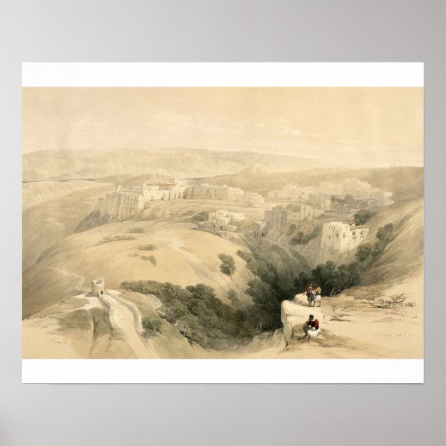 Affiche Bethléem, 6 avril 1839, plaque 85 du volume II (Devant)