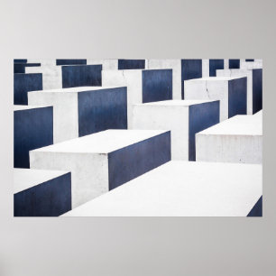 Affiche Béton blanc