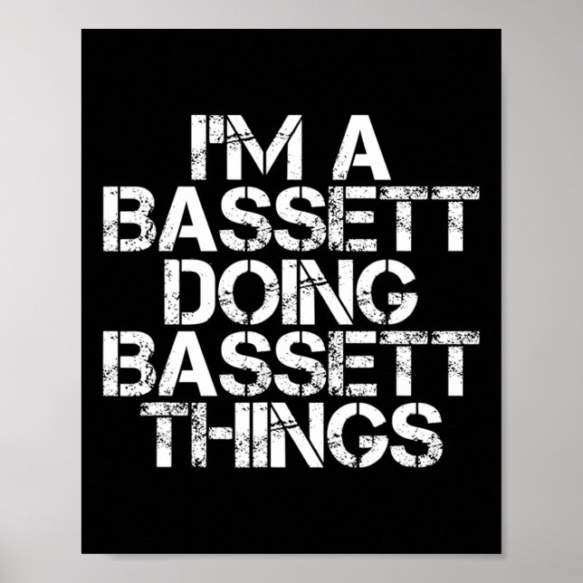 Affiche Bett Funny Nom de famille Arbre de famille Anniver (Devant)