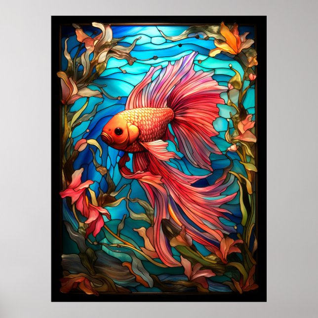 Affiche Betta fish (Devant)