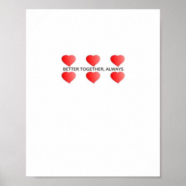 Affiche Better Together Always Classic Style  (Devant)