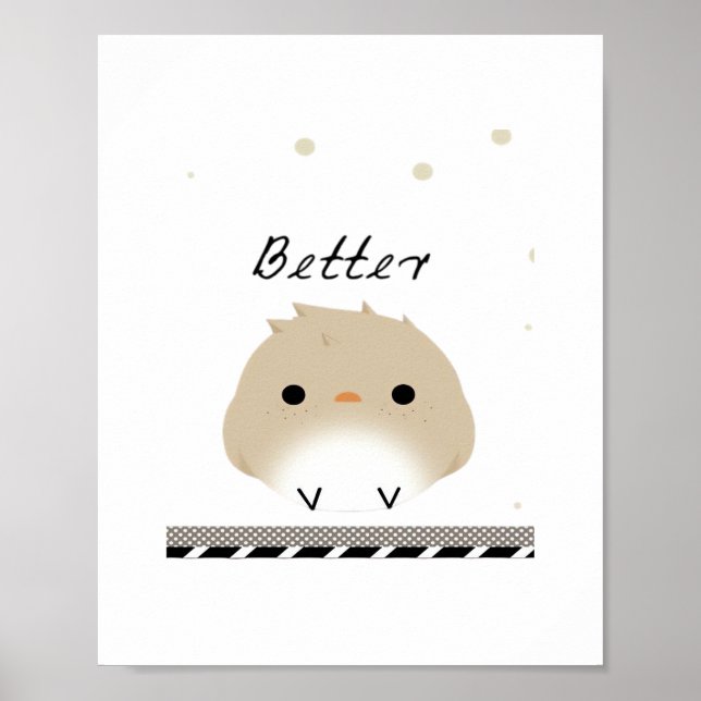 Affiche Better Together Clean Design  (Devant)