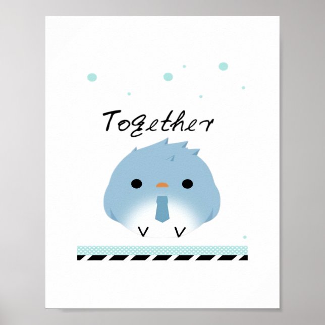 Affiche Better Together Minimal Design  (Devant)