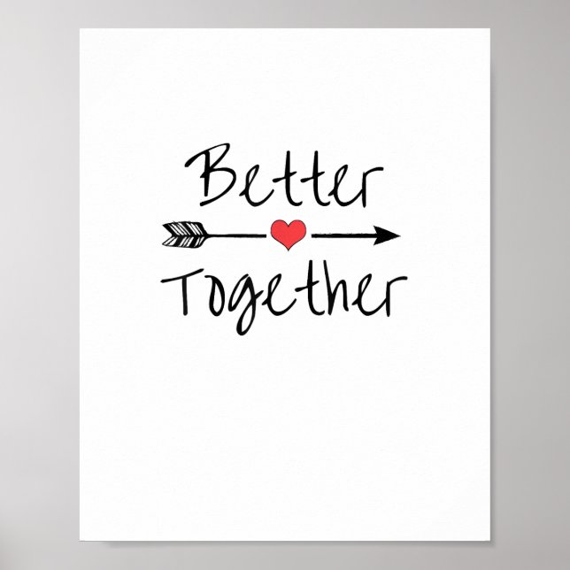 Affiche Better Together Modern Aesthetic  (Devant)