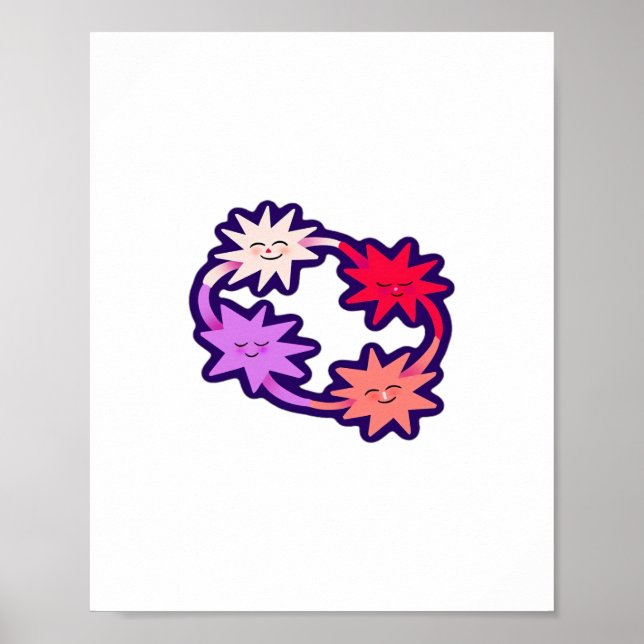 Affiche Better Together Stars Creative Style  (Devant)