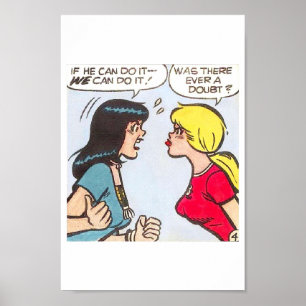 Affiche Betty  Veronica Comic Strip