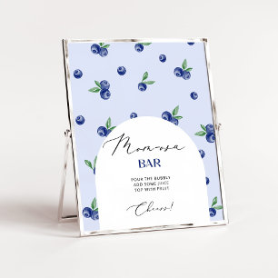 Affiche Beurre de bleuet doux Maman-osa bar