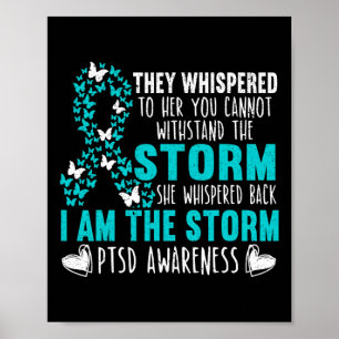 Affiche Beurre de sensibilisation Ptsd Stress post-traumat
