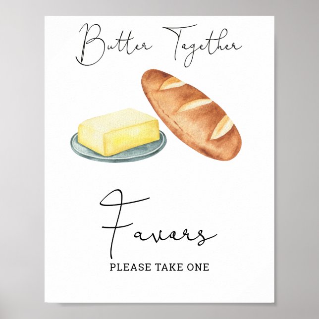 Affiche Beurre ensemble - Faveurs, s'il vous plaît prendre (Devant)