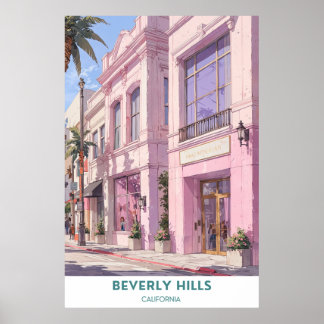 Affiche Beverly Hills, Californie