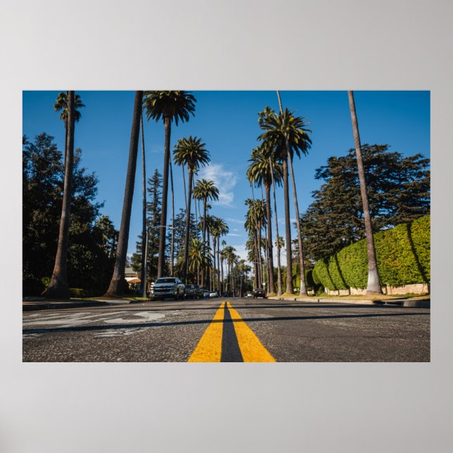 Affiche Beverly Hills Streets, Californie, USA (Devant)