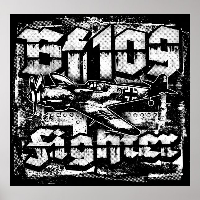 Affiche Bf 109 (Devant)