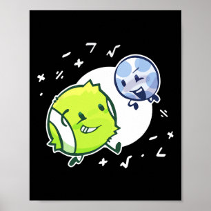 Affiche Bfdi Tennis Ball Et Golf Ball Duo Math