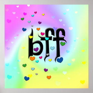 Affiche bff ~ coeurs