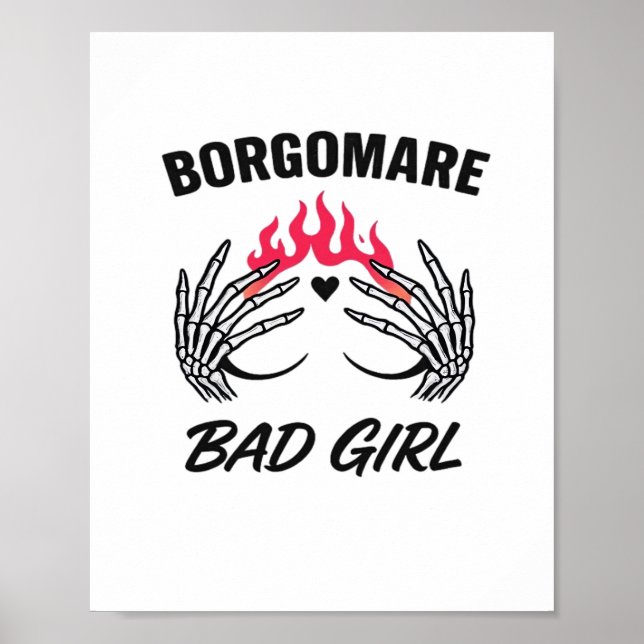Affiche Bgm Bad Girl II - Skeleton Heart Hands (Devant)