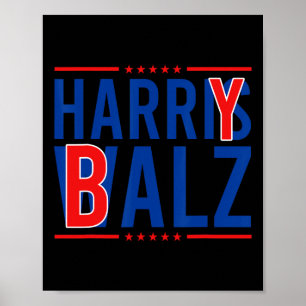 Affiche Bheimer 2024 Funny Kamala Harris W Democrat Politi