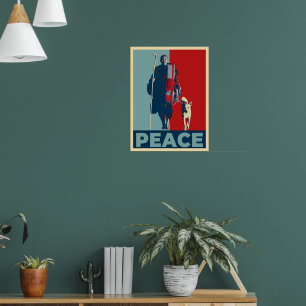 Affiche Bhikkhu Pannakara et Peace Dog Aloka