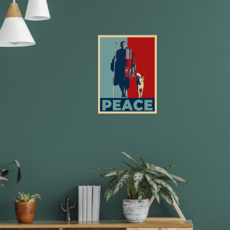 Affiche Bhikkhu Pannakara et Peace Dog Aloka