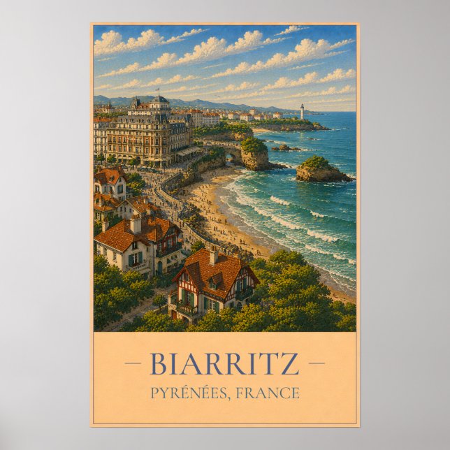 Affiche Biarritz (Devant)
