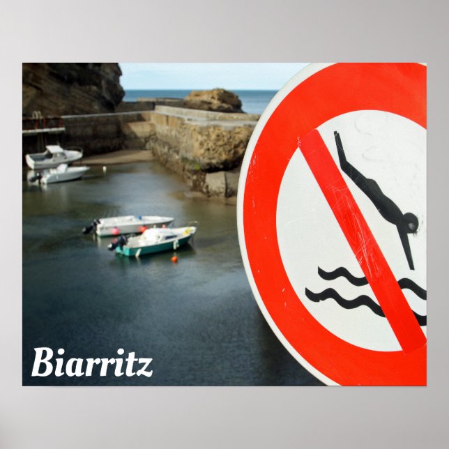 Affiche Biarritz (Devant)